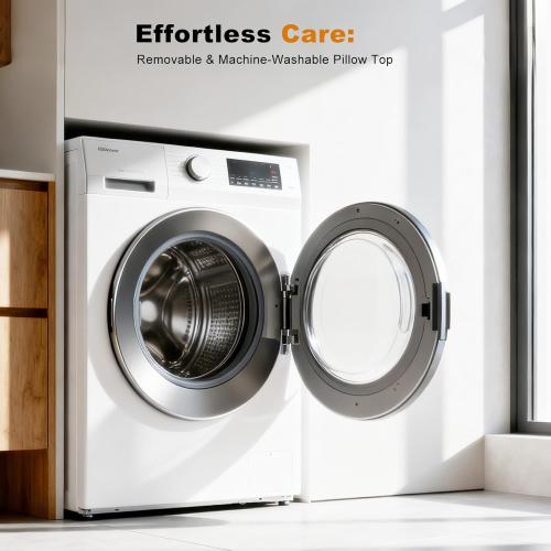 Dual Layer 4 Inch Bamboo Memory Foam Mattress Topper Twin Size, 2 Inch Thick Soft Quilted Pillow Top Cover Plus 2 Inch Charcoal Gel Memory Foam Mattress Pad for Back Pain Relief