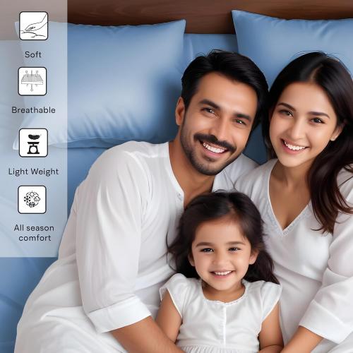 Size King Color Blue  Austrian Eucalyptus Tencel King Sheets Set-Premium Lyocell Cooling Super Breathable Silk Soft Deep Pocket 16 Sheets, Anti Pilling 4Pc Bed Sheets Set (King, Bahamas Blue)