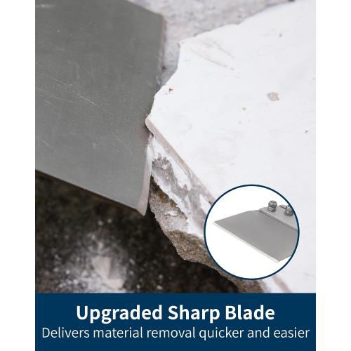 SDS Max Floor Scraper, Firecore 6 Inch SDS Max Thinset Removal Chisel Bits Scaling Chisel Tool for Rotary Hammer Drill, Steel Shovel Bits for Removing Vinyl Flooring VCT Tiles Linoleum Concrete Mortar