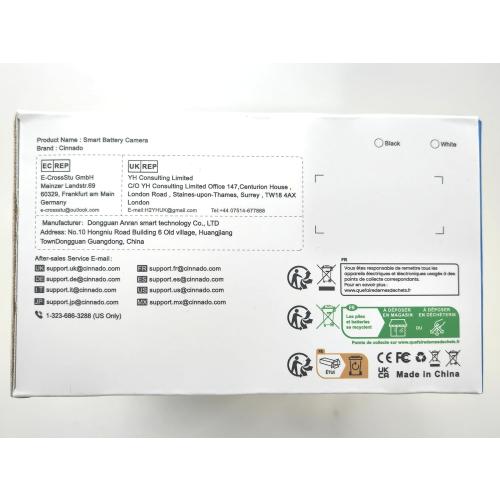 Cinnado Outdoor Camera Wireless-2.4G 2K Solar Wall Light Cameras for Home Security with AI Motion Detection, Waterproof,Motion Activated Light, Siren Cloud/SD Storage, Compatible with Alexa,S2