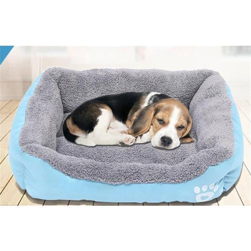 Dog Beds for Small Medium Large Dogs Rectangle Sleeping Pet Bed Washable Dog Bed Coffee Size Large