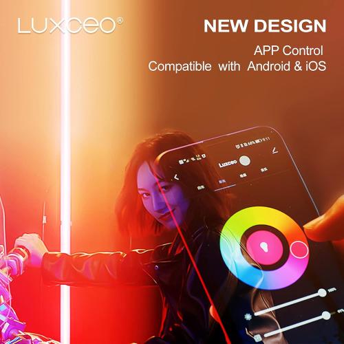 P120 RGB Handheld Photography Light, APP Control 1350 Lumen LED Video Light Wand 360°Full Color 12 Lighting Modes CRI≥95 IP68 Waterproof Built-in Rechargeable Battery 3000k 5750k Colorful Stick