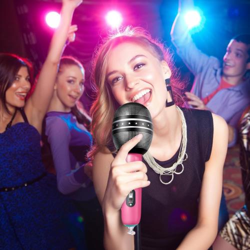 Zhanmai 12 Pieces Inflatable Microphones for Kpop Birthday Party Blow up Fake Microphone Prop Toy for Rock Star Musical Singer Concert Karaoke 80s 90s Movie Party Supplies (Vibrant Color)