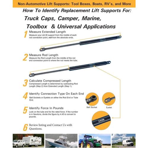 2Pcs 22.38 Inch Front Hood Struts Lift Supports Fits 2009-2015 GENESIS Sedan Only - Shock Gas Spring Prop Rod