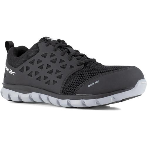 Reebok Work Men's Rb4041 Sublite Cushion Safety Toe Athletic Work Shoe Black - w7,5