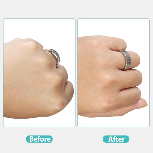 Invisible Ring Size Adjuster for Loose Rings Ring Adjuster Fit Wide Rings with Jewelry Polishing Cloth