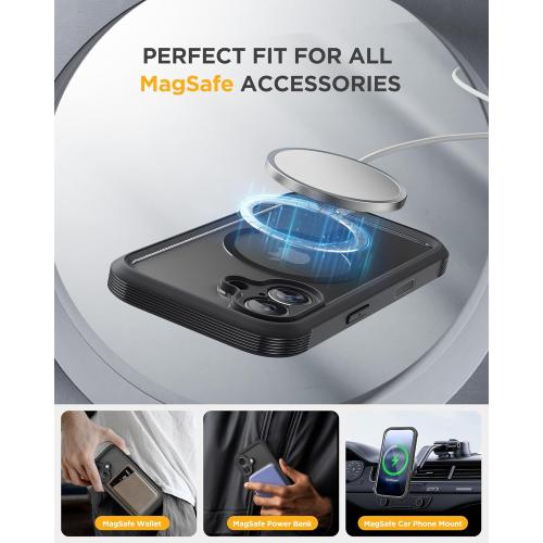 Miracase for iPhone 17 Case 6.3'', Full-Body Bumper Military Drop Protection Outdoor Phone Case