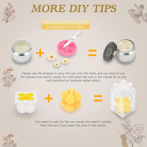 Candle Making Kit, Scented Candles Making Kit Supplies with Digital Soy Wax Melt Warmer Candle Making Complete Kit for Adults Beginners DIY Starters