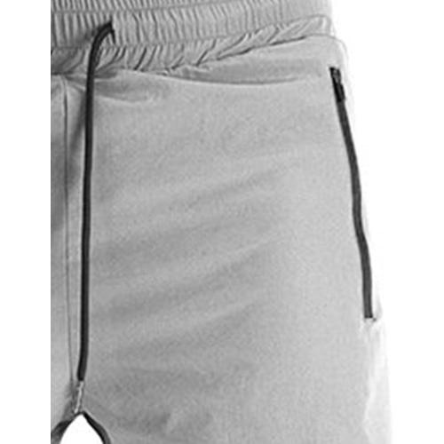 Men's Fitness Shorts in Spring and Summer Running Casual Loose Woven Shorts Daily Color Matching 3-Point Shorts