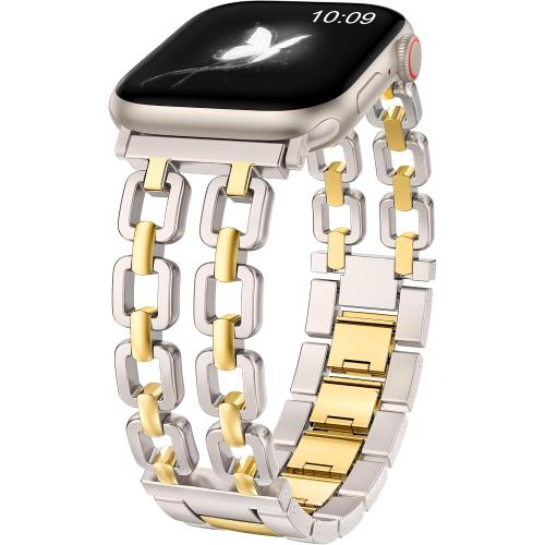 Wearlizer Compatible with Apple Watch Band 41/40/38/44/45/46/49/42mm Women