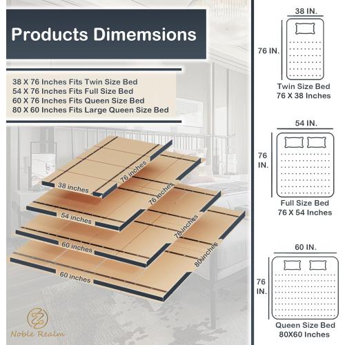 Bunkie Board, 6mm Thin, Large Queen Size (60 x 80 in)Heavy Duty Bed Panels Foldable Box Spring, Bed Support Slats under Mattress | Modular Portability Design, Easy Setup, Foldable, Low-Profile Design