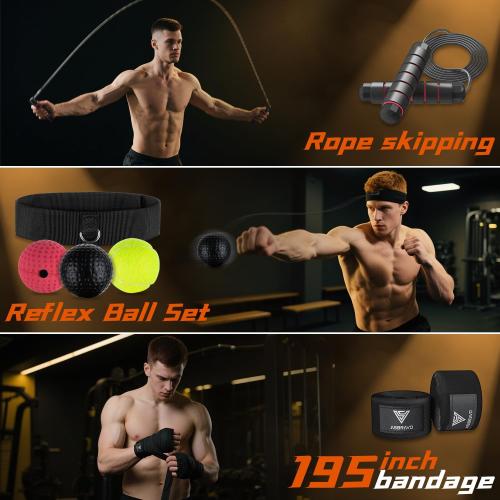 Punching Bag for Adults, 4ft Heavy Boxing Bag Set with 12 OZ Gloves for MMA Karate Kickboxing Boxing Home Gym Training - Unfilled