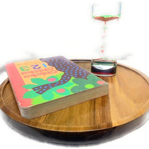 Acacia Wood Round Tray