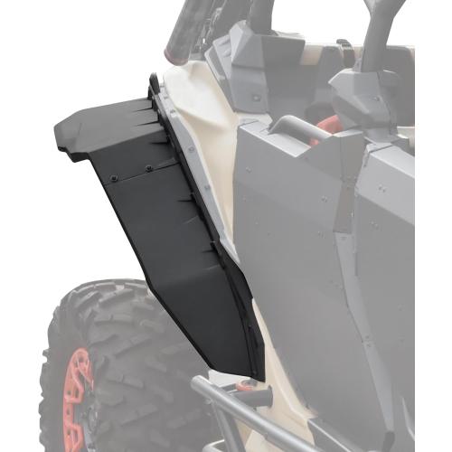 SAUTVS Wider Extended Fender Flares Kit for Can-Am X3, XXL Rear Mud Flaps Mud Guards Extension for Can Am Maverick X3 MAX All Models Accessories 2017-2025 (4PCS)