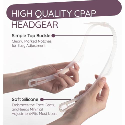 FX CPAP Headgear Strap Compatible with Resmed Swift FX Nasal Pillows CPAP Mask- Adjustable Headgear C Pap Replacement Supplies Part for Swift FX