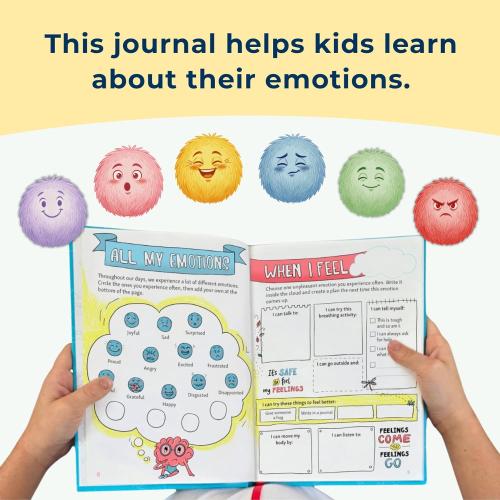 Big Life Journal - Daily Journal for Kids - A Growth Mindset Workbook for Children – Interactive Journal and Goal Planner for Kids – Daily Guided Journal for Children, Blue