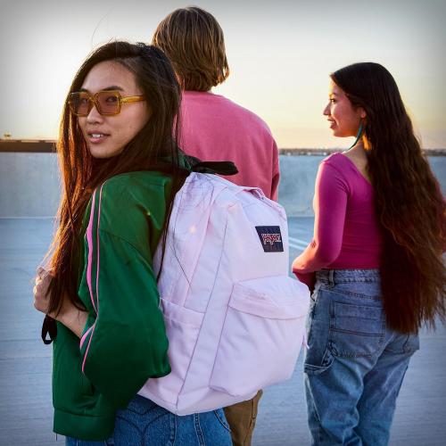 JanSport SuperBreak One Backpack - Durable, Lightweight Bag with 1 Main Compartment, Front Utility Pocket with Built-in Organizer, Premium Backpack, Faded Sage