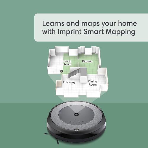 iRobot Roomba Combo i5  Self-Emptying Robot Vacuum and Mop, Clean by Room with Smart Mapping, Empties Itself for Up to 60 Days, Works with Alexa, Personalized Cleaning OS