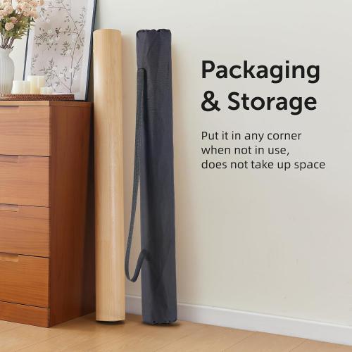 Marley Dance Floor, Portable PVC Dance Mat 4x6 Feet with Carry Bag Non-Slip Shock-Absorbing Vinyl Flooring for Ballet Jazz Tap Home Studio Practice -4.5MM Thick for Adults and Kids