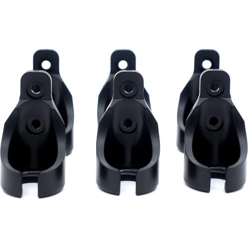 Universal Bungee Kit Parts for Sun Shades, Blackout Roller Up Blinds(Black, 6 Circle Receiver)