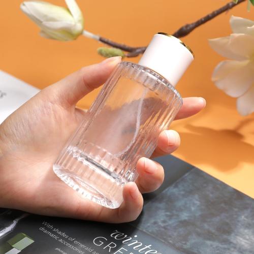 100ml/3.4 Oz Glass Spray Bottle Perfume Atomizer,Refillable Perfume Spray Bottle Perfume Bottles Empty with 3 Kinds of Perfume Dispenser (Round 100ml)