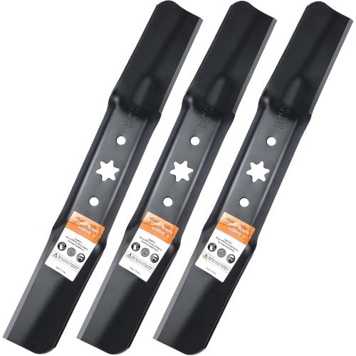 Grasscool ZT1 50 942-05052A Blades with 6 Star Shaped Hole for Cub Cadet Ultima ZT1 ZT2 Zero Turn Enduro XT1 XT2 LT50 50 inch Cut Deck Lawn Tractor Riding Replace 742-05052A 942-05052(High-Lift)