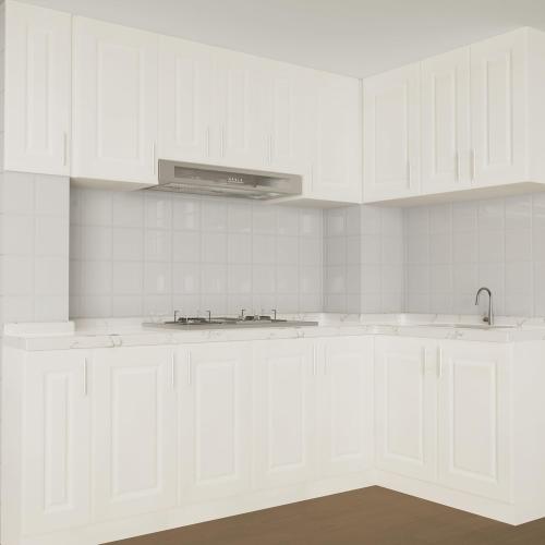 Built-in Cabinet Doors - Cabinet Doors for Kitchen, Living Room, Bedroom, Bathroom - 24 Inch High (White Texture, 12 Inch Wide)