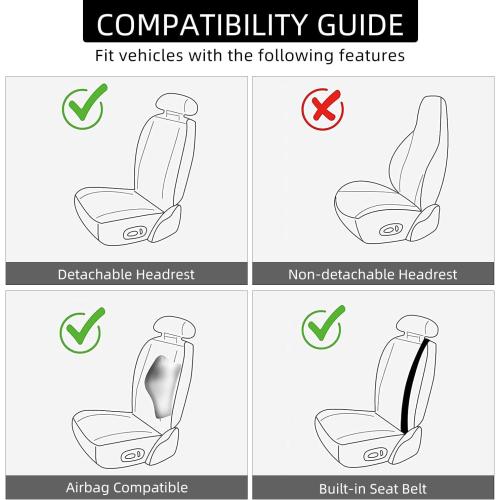 1 Pack Leather Front Car Seat Cover, Universal Sideless Car Seat Protector with Storage Pocket and Seat Belt Pad, Waterproof Automotive Seat Cover Cars Trucks SUV(Yellow Beige)