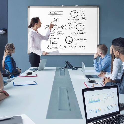 Large Weekly Dry Erase Board, Weekly Planner whiteboard with Hourly time Slots, Whiteboard Weekly Calendar for Schedule for Wall 36 X 24 Double-Sided for Office, Home and School