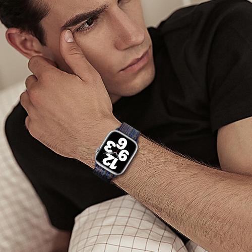 Nylon Band Compatible with Apple Watch Bands for Women Men | Sport Loop 38mm 40mm 41mm 42mm 44mm 45mm 46mm 49mm, Replacement Strap for iWatch Series 11 10 9 8 7 6 5 4 3 2 1 SE Ultra