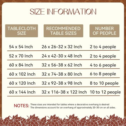 Romanstile Fall Rectangle Tablecloth 60 x 84 Inch, Thanksgiving Autumn Harvest Pumpkin Table Cloth, Stain Resistant Washable Table Cover for Dining, Party, Holiday Decor - Orange and Beige