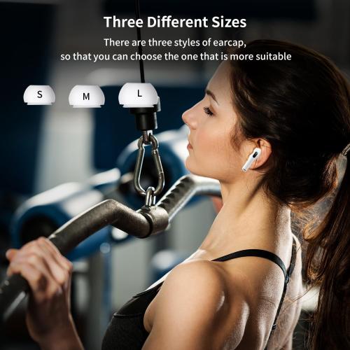 A9Pro MINI in Ear Multi Functional Touch Screen Wireless Bluetooth Earphones Compatible with Dual System 5.4 Bluetooth IPX4 Waterproof (White, Mini)