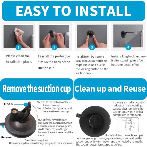 4 Pack Window Suction Cup Bird Feeder Hanger for Bird Feeders and Wind Chimes and Plant, Bird Feeder Hook with Strong Suction Cup, Using The Glue Drop Process- no Feeder and Wind Chimes and Plant