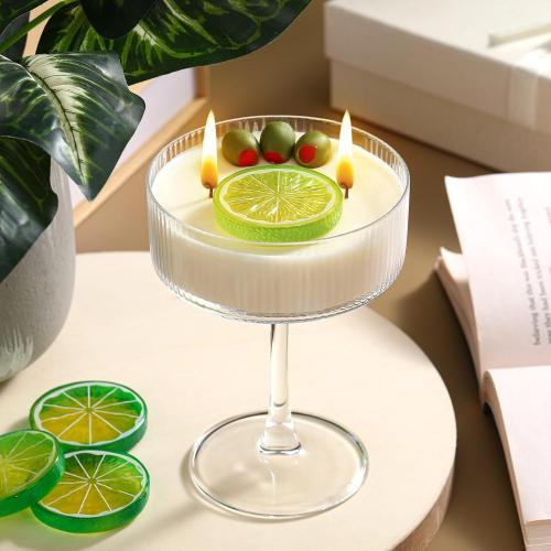 MTLEE Dirty Martini Candle Gifts for Women Men Olive You Scented Aromatherapy Candles for Wedding Favors Housewarming Birthday Gift with Olive Lemon