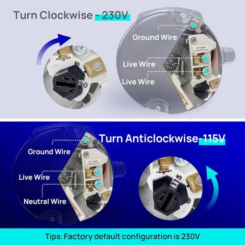 AQUASTRONG 1.5 HP Shallow Well Jet/Centrifugal Pump, 4250 GPH, 115/230V, Durable Cast Iron Booster Pump for Lawn Sprinkler, Garden Irrigation