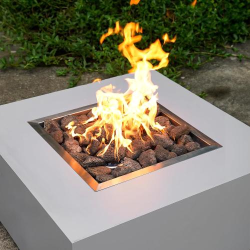 Mr. Fireglass Lava Rock Granules, 2.75-5 Large Volcanic Lava Rock for for Fire Pits, Fire Bowls, Fire Table and Gas Log Sets, Decorative Landscaping, Indoor & Outdoor Fireplaces - 10 Pounds, Black