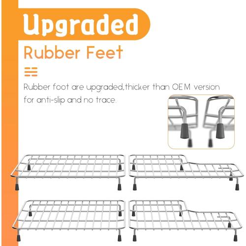 29.12x14.7 Stainless Steel Sink Rack for Kohler K-6488/K-6639-ST Whitehaven | 6489 Bottom Basin Racks, Includes Right & Left, Farmhouse Sink Protectors, Compatible with K-6639-ST, Rust Resistant