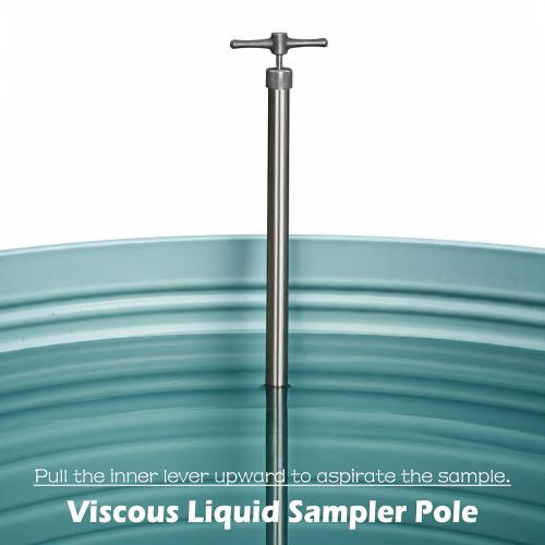 Drum Thief Sampler, These Stainless Steel Liquid Samplers are Designed to Extract Samples from Drums, Tanks, and Rail Cars.(20inch)