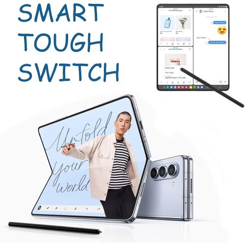 Galaxy Z Fold 6/5 S Pen Fold Edition for Samsung Galaxy Z Fold 6/5 Slim S Pen for Samsung Galaxy Z Fold 6 S Pen Z Fold 5 Stylus Pen(Black) EJ-PF946BBEGUS