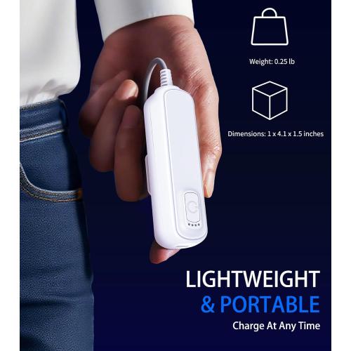Battery Pack for Meta/Oculus Quest 3s/3/2, 2-Pack 5000mAh Power Bank for Extended VR Playtime, Lightweight & Fast Charging VR Headset Accessories Compatible with Meta Quest Original Straps