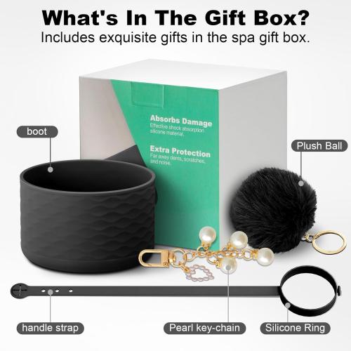 Silicone Boot Accessories Set for Owala Water Bottle, 24 OZ 32 OZ 40 OZ