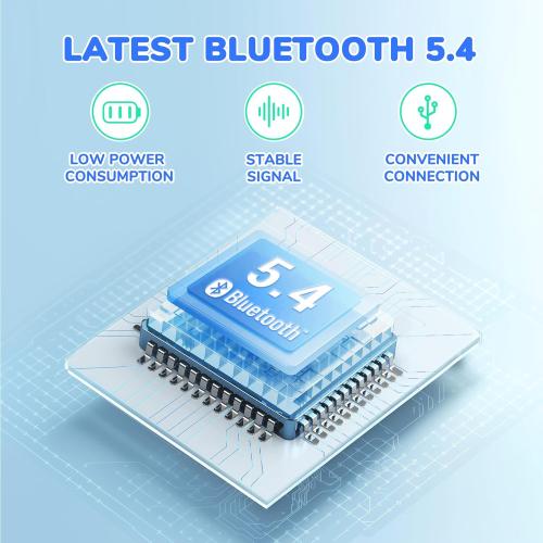 Color Blue iClever BTH22 Kids Bluetooth Headphones, 60H Play Time, USB C Fast Charging, Bluetooth 5.4, AUX Cord,Safe Volume 74/85 dBA,Toddler Headphones for iPad/Tablet/Travel/School, Blue