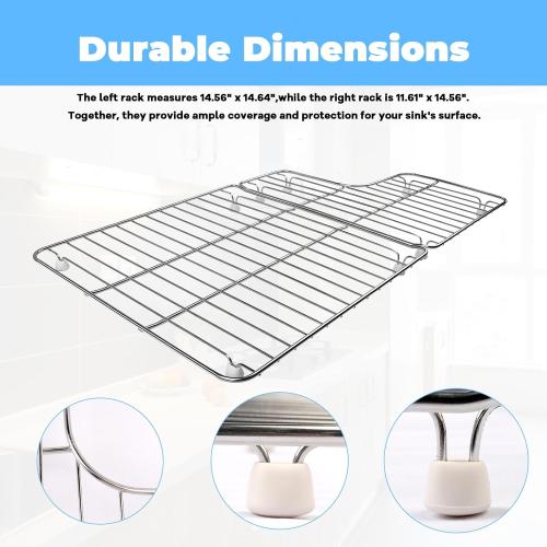 K-6449-ST Stainless Steel Sink Protector Grid (26.18'' x 14.76''), for Kohler 33 Inches 5827 and 5826 Sink