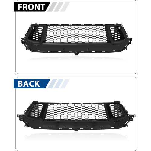 KEWISAUTO Front Bumper Upper Grille for Ford Mustang GT/EcoBoost 2025 2024, Center Insert Grill Cover Upper Grille Trim Panel for Ford Mustang GT Premium/EcoBoost Premium 2025 2024 Accessories