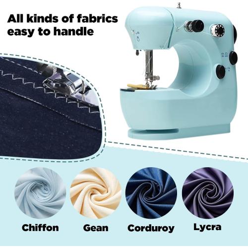 Sewing Machine Kits for Home & School | Beginner-Friendly 2-Speed Mini Machine for DIY Crafts, Household Repairs & Fun Skill-Building with Kids & Adults 301FRJ