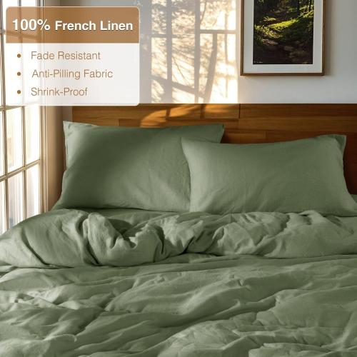 Size King..Covers 3 Piece (Olive Green,King) have pillows