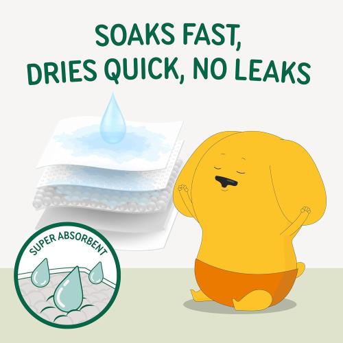 PAWPANG Disposable Dog Diaper Liners Booster Pads for Male & Female Dogs, 100ct, 5 Sizes Options, Doggie Diaper Inserts fit Most Types of Dog Diapers - Pet Belly Bands & Male Wraps (X-Small(100ct))