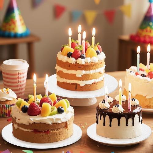 10 Inch Cake Drum, Cake Boards 10 Inch Round, 1/4 White 8in 10in 12in 14in Cake Drums Cardboard Base Board Circles for Pizza Wedding, 2 Pack