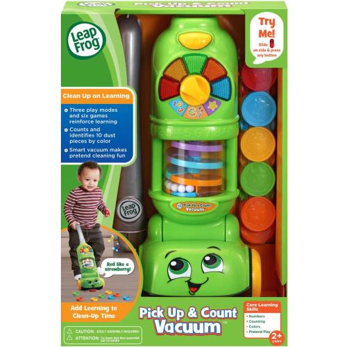 LeapFrog Pick Up and Count Vacuum, Green
