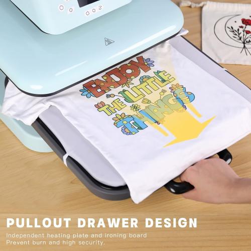 HTVRONT Auto Heat Press Machine for T Shirts - Heat Press 15x15 with Auto Release - Heats Up Fast & Heat Evenly, Professional Heat Press Machines for HTV, Sublimation, Heat Transfer Projects